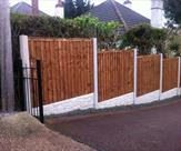 Premium Feather Edge Panels, Concrete Posts and Concrete Gravel Boards